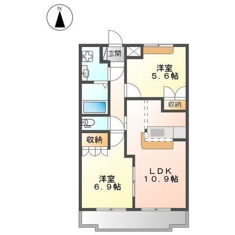 ストークコーポ大津茂 間取り図画像
