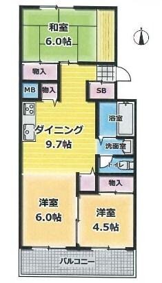 シルフィード御崎 間取り図画像
