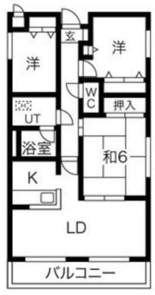 キャロル御影 間取り図画像