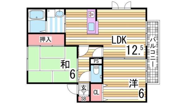 エスポワール（101） 間取り図画像