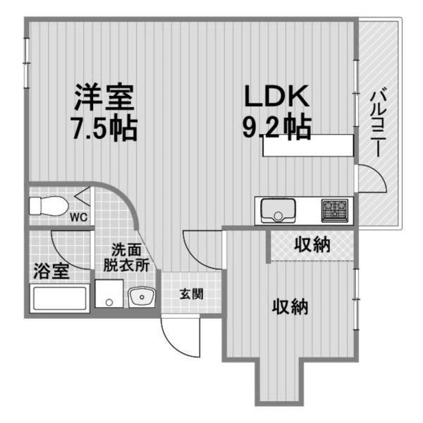 神陵台厚生年金住宅5号棟 間取り図画像