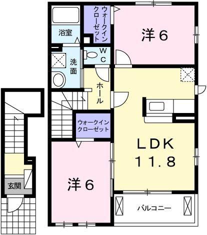 ローズミードＳ　I 間取り図画像