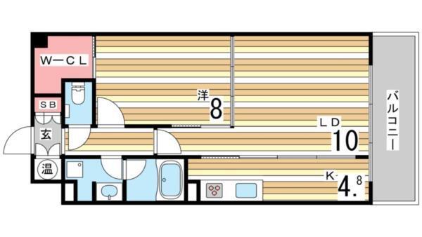 サニープレイス西芦屋2号館 間取り図画像