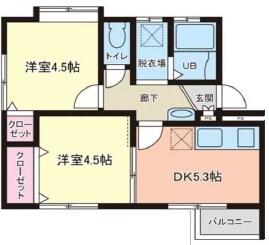西舞マンション 間取り図画像