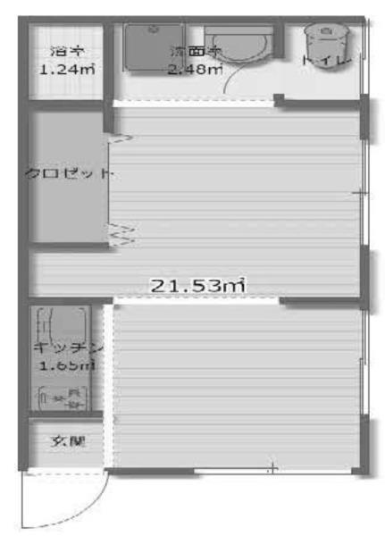山田ハイツ 間取り図画像