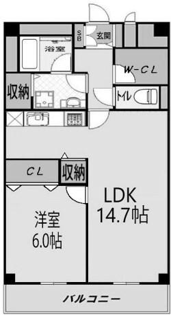 コーポエバーグリーン 間取り図画像