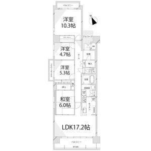 キャッスルコート飯田 間取り図画像