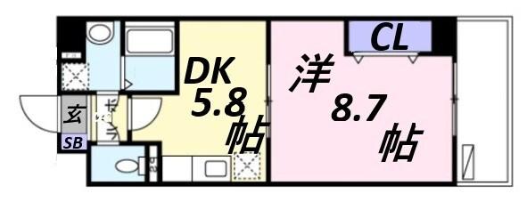 イースト・フィオーレ 間取り図画像