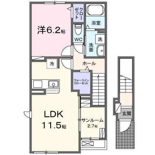 アーバン桜 間取り図画像