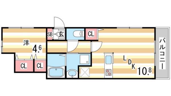 プーロ・カーサ摩耶 間取り図画像