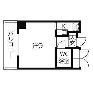 ライオンズマンション神戸西元町 間取り図画像