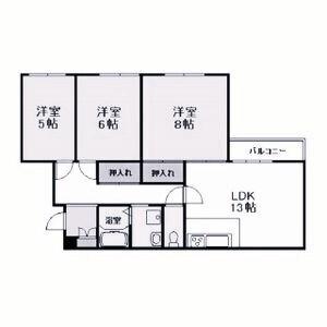 グリーンハイツ妙法寺B 間取り図画像