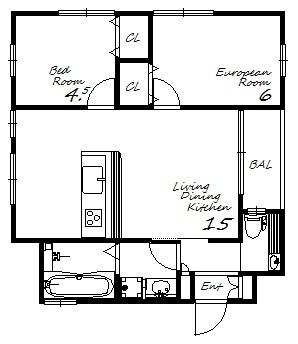 クレルリヴィエール 間取り図画像