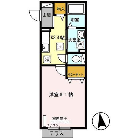 グローリア若葉台 間取り図画像