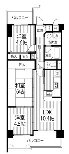 ロイヤル神戸山の街 間取り図画像