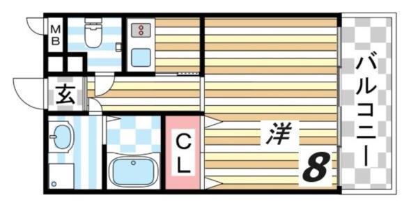 ラ・コート・ドール新神戸 間取り図画像