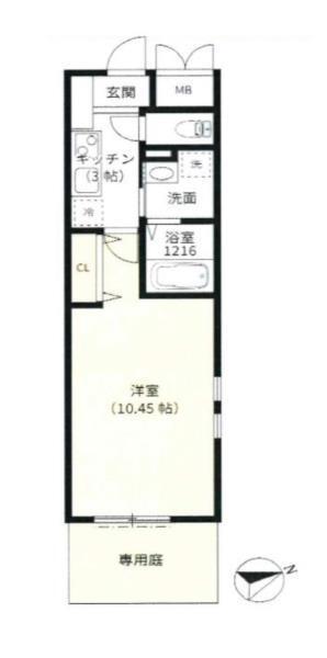 スマイルII番館 間取り図画像