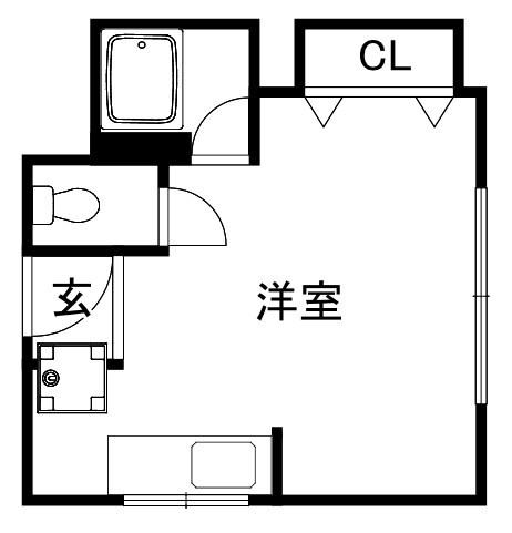 松本マンション 間取り図画像