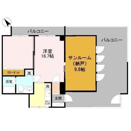 マークハーゲン 間取り図画像