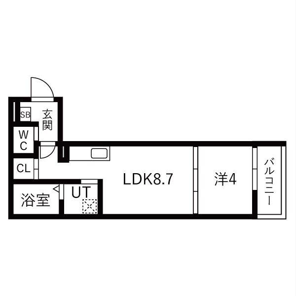 AXIA CITY 神戸松原 間取り図画像
