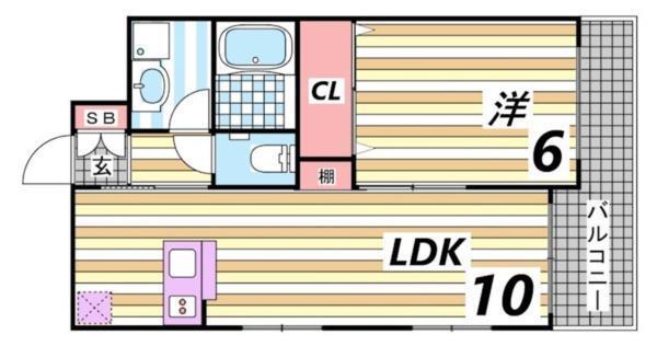 CITY SPIRE新神戸 間取り図画像