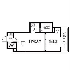 AXIA CITY 神戸松原 間取り図画像