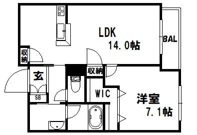 シャーメゾン　シエロ 間取り図画像