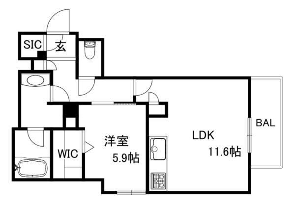 シャーメゾン　シエロ 間取り図画像