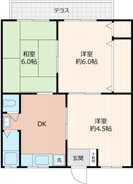 グリーンマンションI 間取り図画像