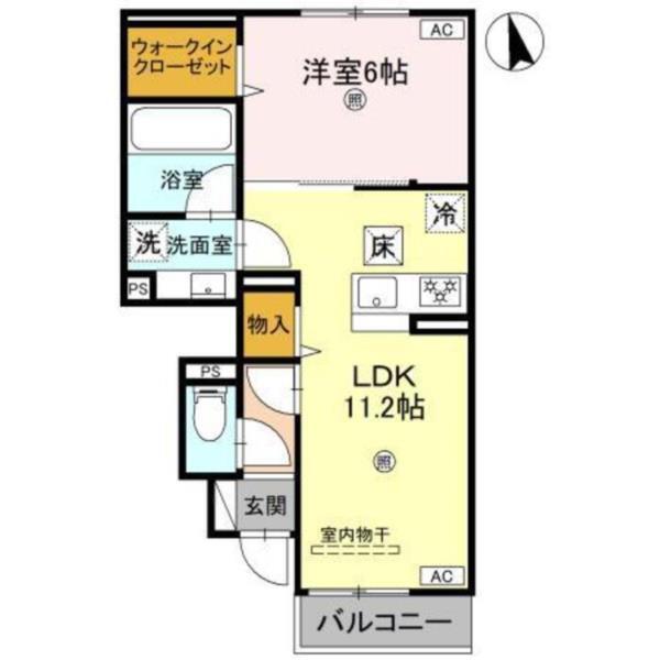 アンクレール 間取り図画像
