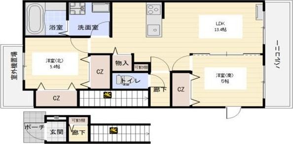 メゾンソレイユエスト 間取り図画像