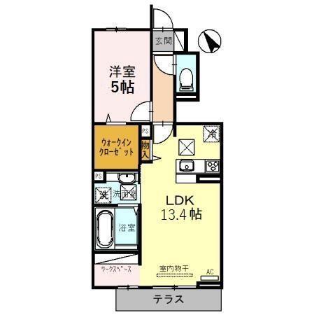オリーブコート 間取り図画像
