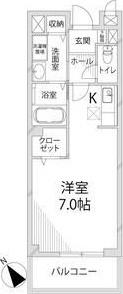 スカイルーム南条 間取り図画像