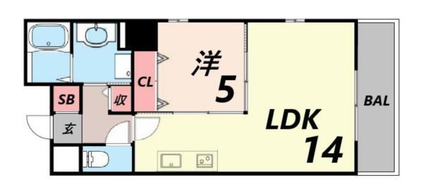 EL-NIDO FUKUZAWA 間取り図画像