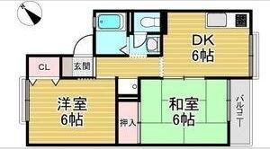 セジュール日野II 間取り図画像