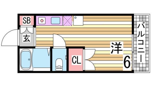ハイツエクシードII 間取り図画像