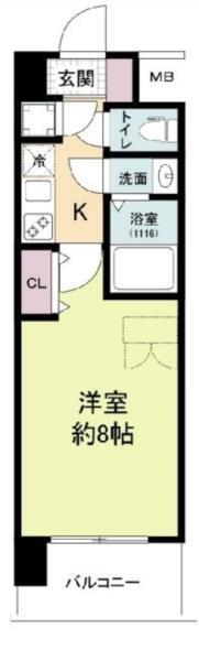 セレニテ神戸ミラクノール 間取り図画像