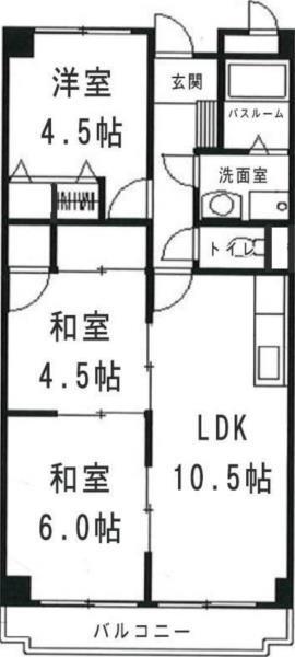 ファミール２１ 間取り図画像