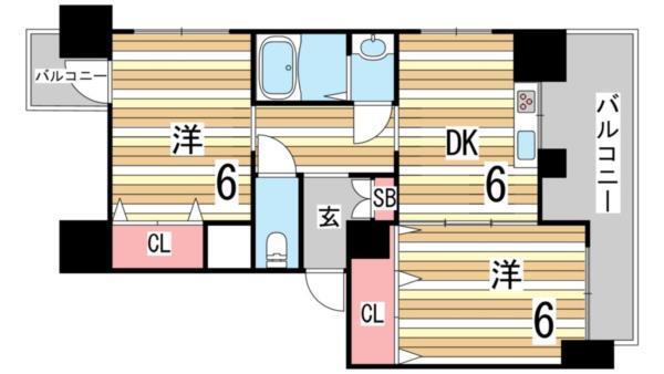 サンヴェール青谷 間取り図画像