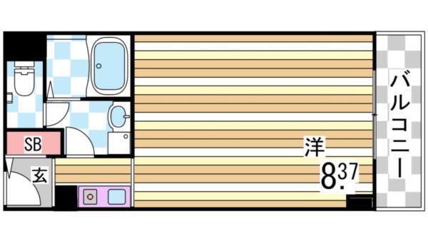 IPSX EAST（902） 間取り図画像