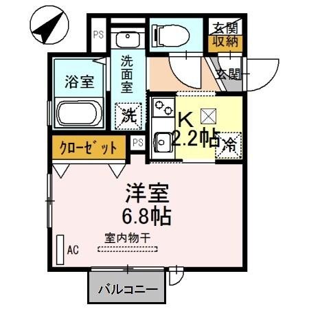 アモーレ松香園 間取り図画像