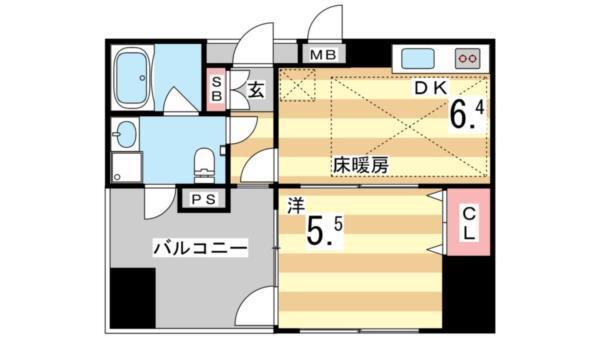 ワコーレ神戸北野セリュックス 間取り図画像