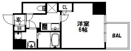 エスリード神戸三宮ヒルズ 間取り図画像