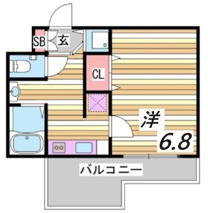 スワンズ神戸三宮イースト 間取り図画像