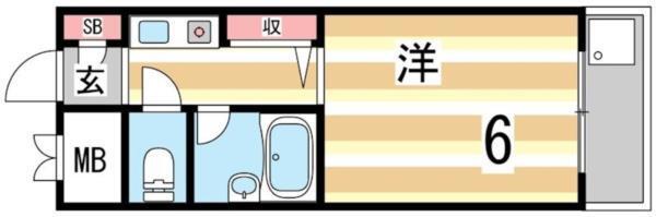 ラピート大蔵I号棟 間取り図画像