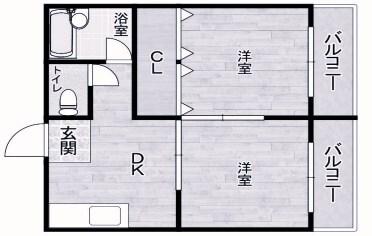 ファミネス芦屋 間取り図画像