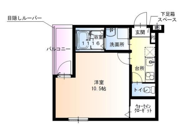 フジパレス西宮甲東園I番館 間取り図画像