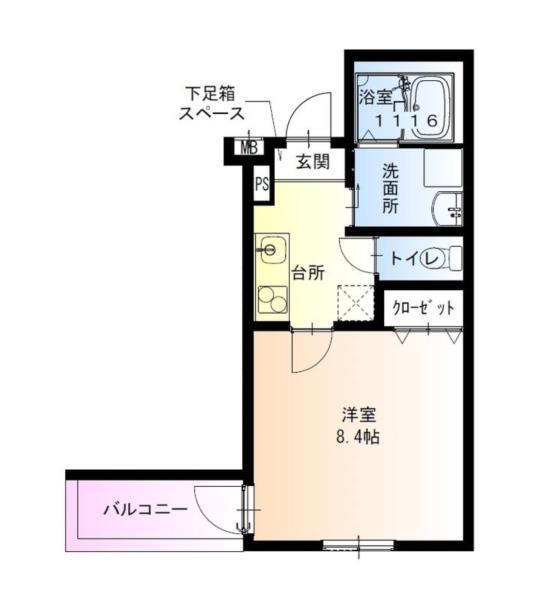 フジパレス西宮甲東園I番館 間取り図画像