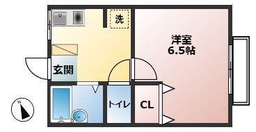 シングルプラン 間取り図画像