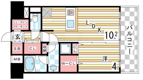 アーバネックス神戸六甲 間取り図画像